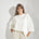 Sweater met driekwartsmouwen - Wit