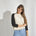 Trui met accentmouwen - Beige
