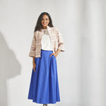 Cape met driekwarts mouw - Multicolor hard