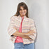 Cape met driekwarts mouw - Multicolor hard