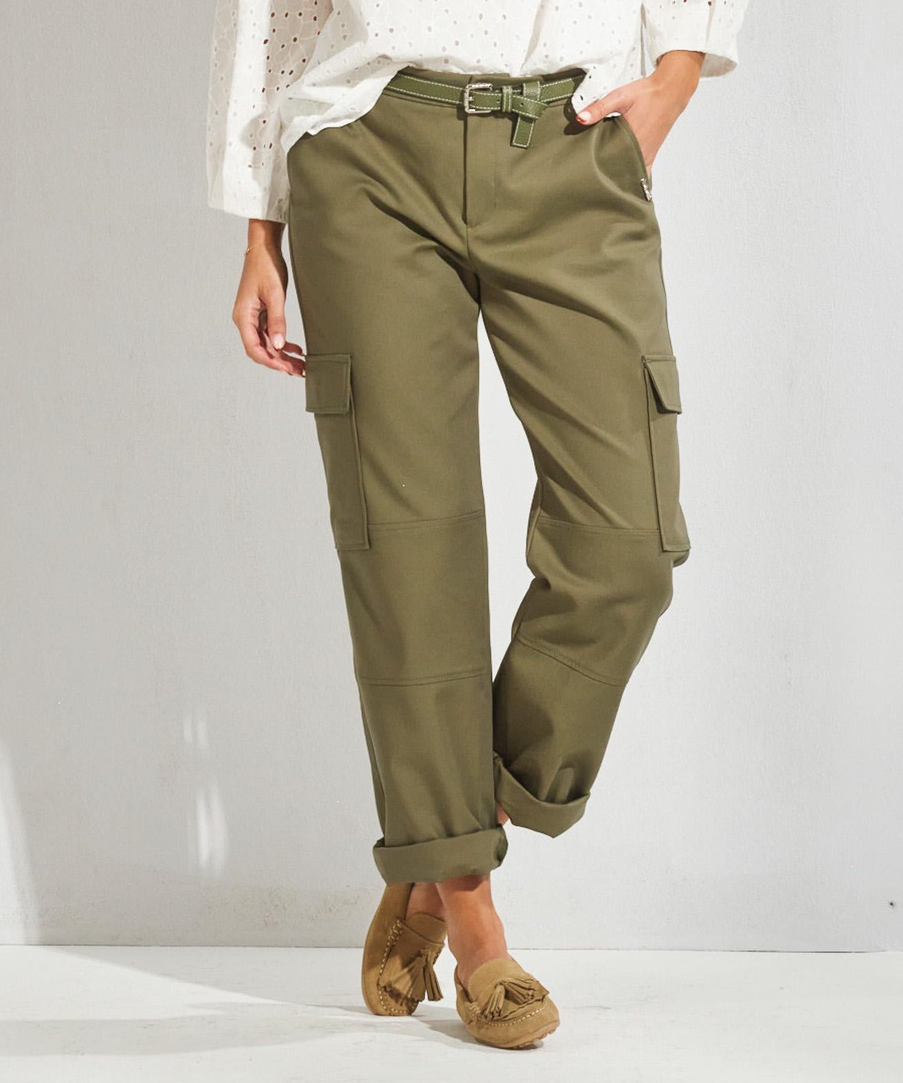 Cargo broek - Kaki