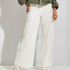 Broek met broderie - Wit