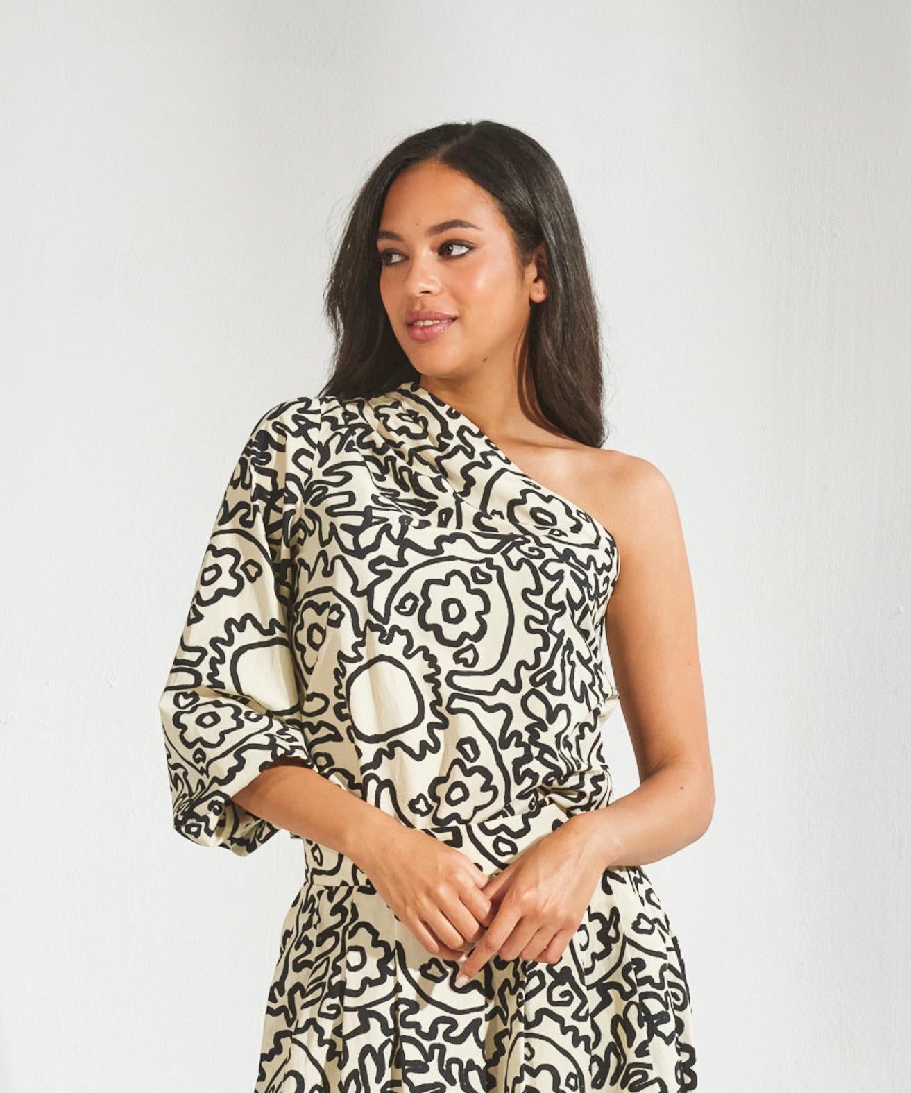 One shoulder blouse - Zanzibar