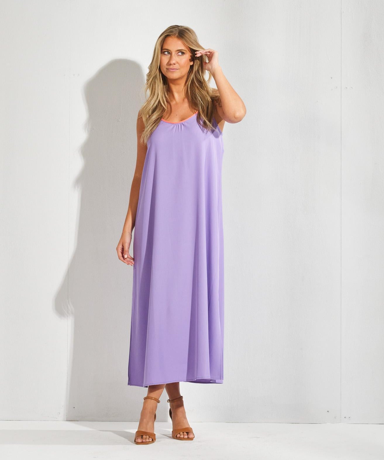 Bain soleil met fluo detail - Lila