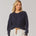 Gilet met knopen - Navy