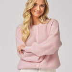 Gilet met knopen - Roze