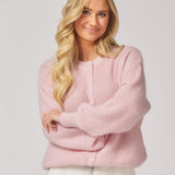 Gilet met knopen - Roze