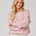 Gilet met knopen - Roze