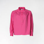 Overhemd met gegolfde kraag - Roze