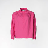 Overhemd met gegolfde kraag - Roze