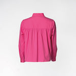 Overhemd met gegolfde kraag - Roze