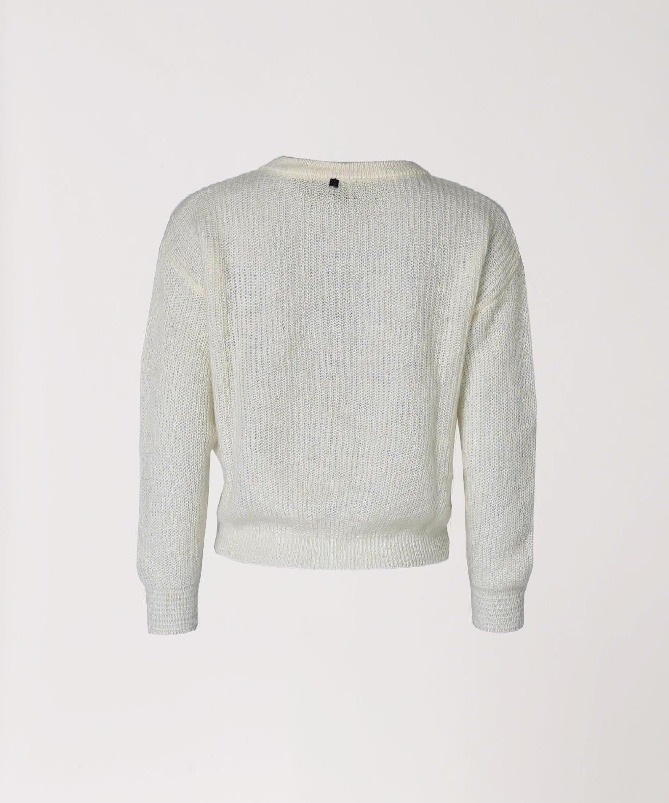 Gilet met knopen - Ecru