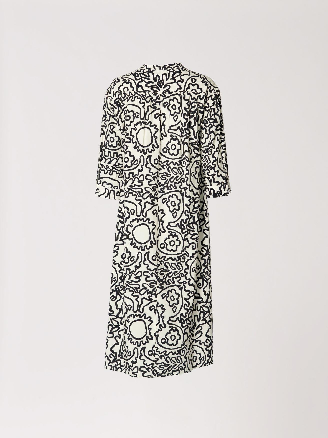 Lange katoenen jurk met print - Zanzibar