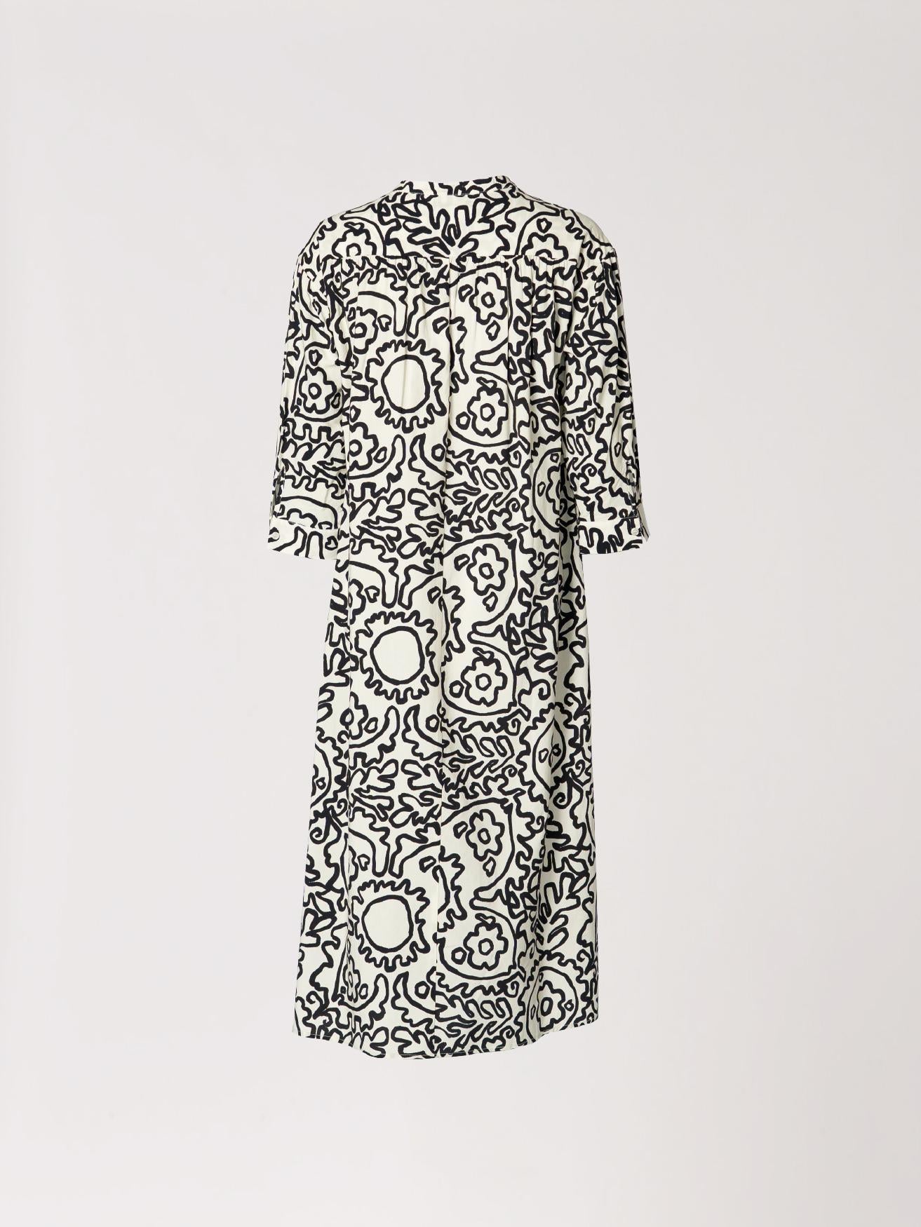 Lange katoenen jurk met print - Zanzibar
