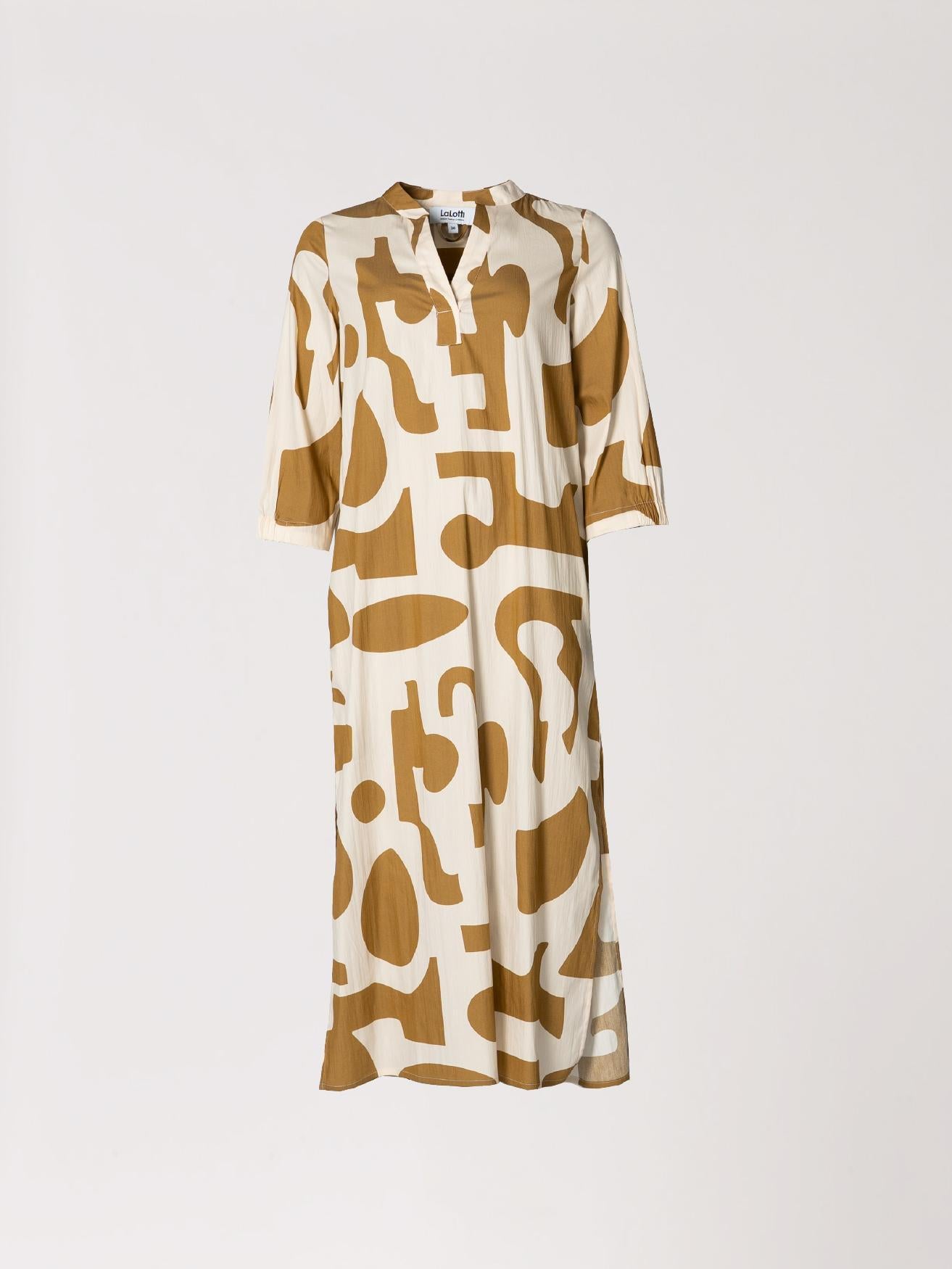 Lange jurk met tailleriem - Casablanca