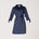 Korte jurk met kraag - Navy