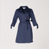 Korte jurk met kraag - Navy