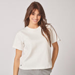 Regular t-shirt met ronde hals - White