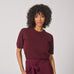 Pull met korte mouw - Burgundy