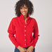 Pull met opstaande kraag - Red