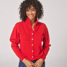 Pull met opstaande kraag - Red