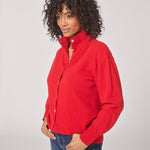 Pull met opstaande kraag - Red