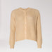 Gilet met subtiele glitter - Beige
