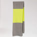 zachte sjaal - Grey / Fluo Yellow