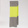 zachte sjaal - Grey / Fluo Yellow