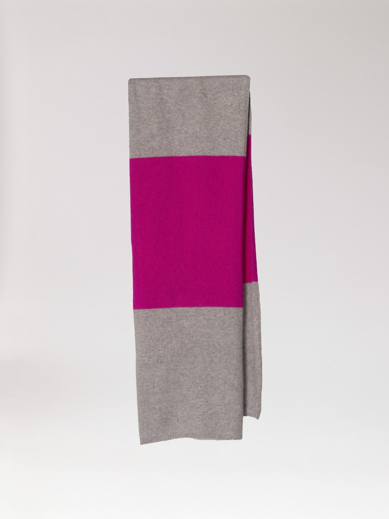 zachte sjaal - Grey /Purple