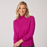 Fijne rolkraag - Violet