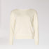Fijne pull met ronde hals - Ecru