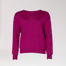 Fijne pull met ronde hals - Violet