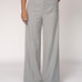 Wijde broek met hoge taille - Light Grey
