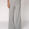 Wijde broek met hoge taille - Light Grey