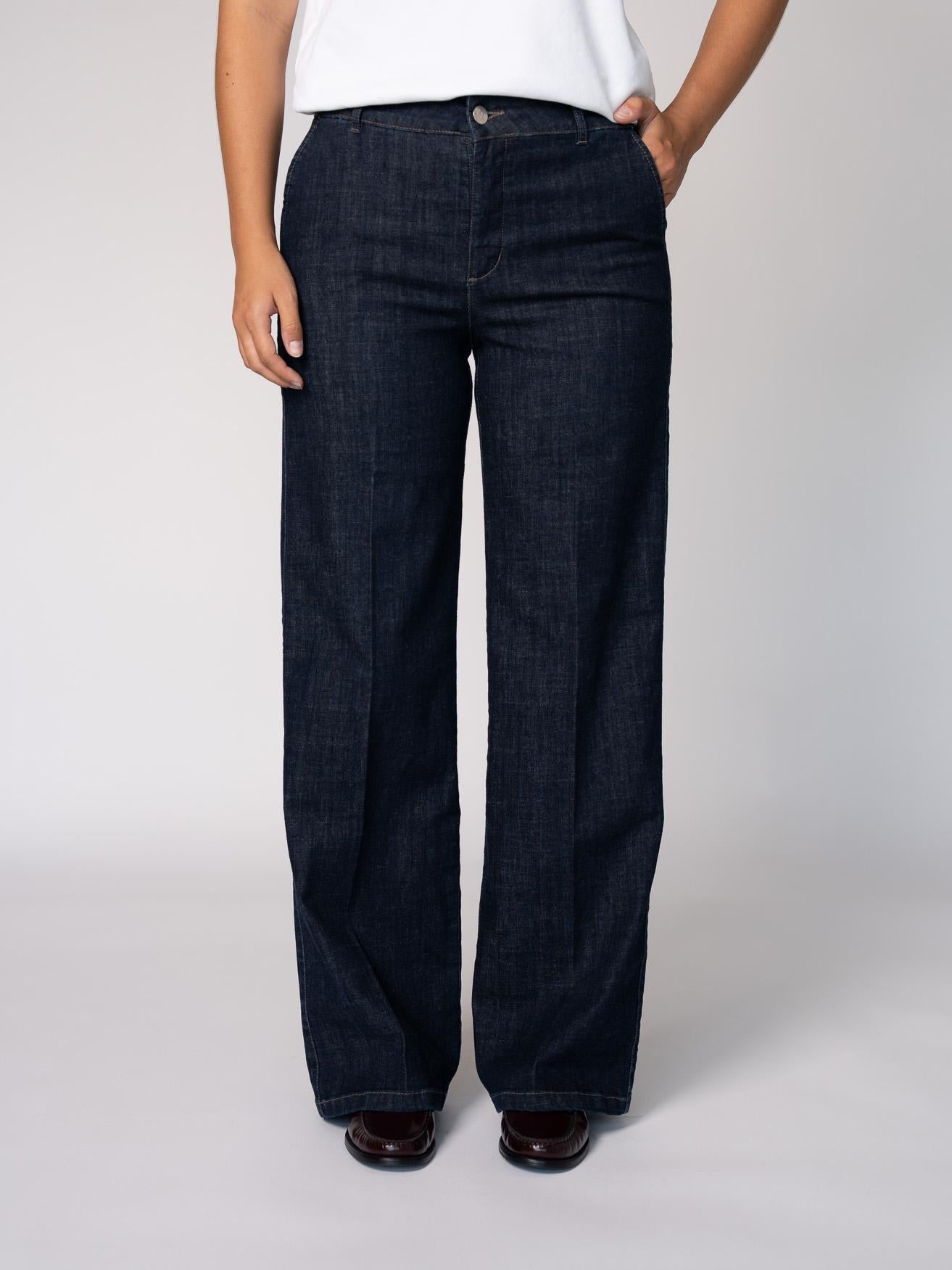 Donkere jeans met steekzakken - Dark Jeans