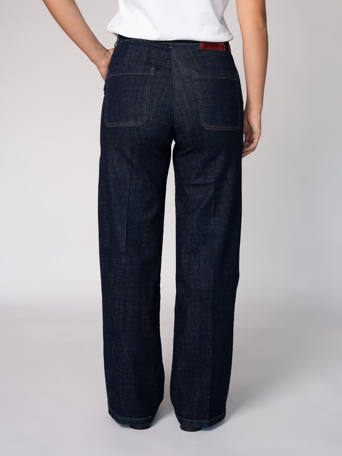 Donkere jeans met steekzakken - Dark Jeans