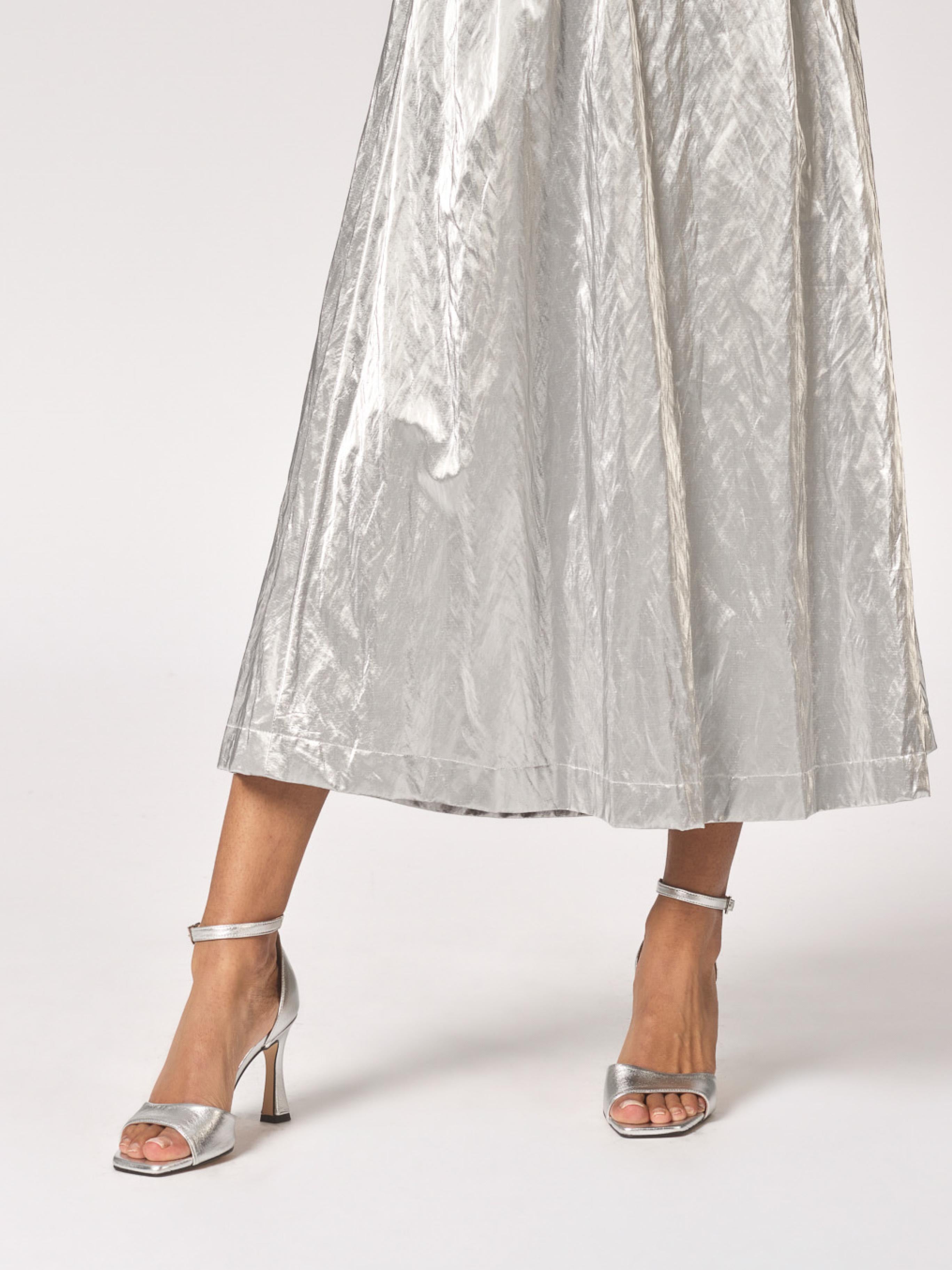 Hakken met open teen - Zilver