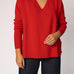 v-hals pull - Red