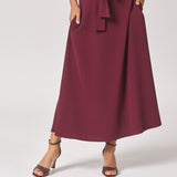 High heels met open teen - Burgundy