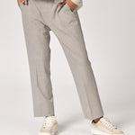 Broek met smalle pijpen - Light Grey