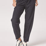 Comfy broek met smalle pijpen - Navy