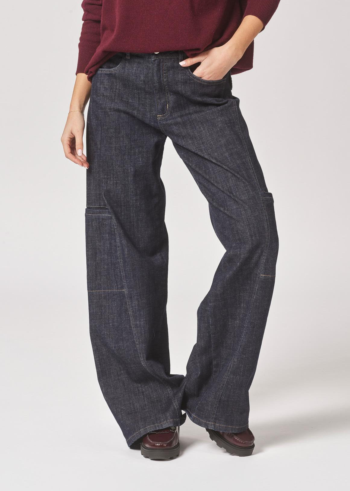 Cargo Jeans - Dark Jeans