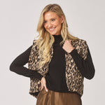Gilet in panterprint - Leopard