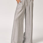 Glitterbroek met wijde pijpen - Grey Sparkle