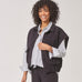 Mouwloze bomberjas met zakken - Navy