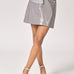 Minirok in laqué - Grey