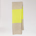 zachte sjaal - Beige / Fluo Yellow