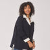 v-hals pull - Navy