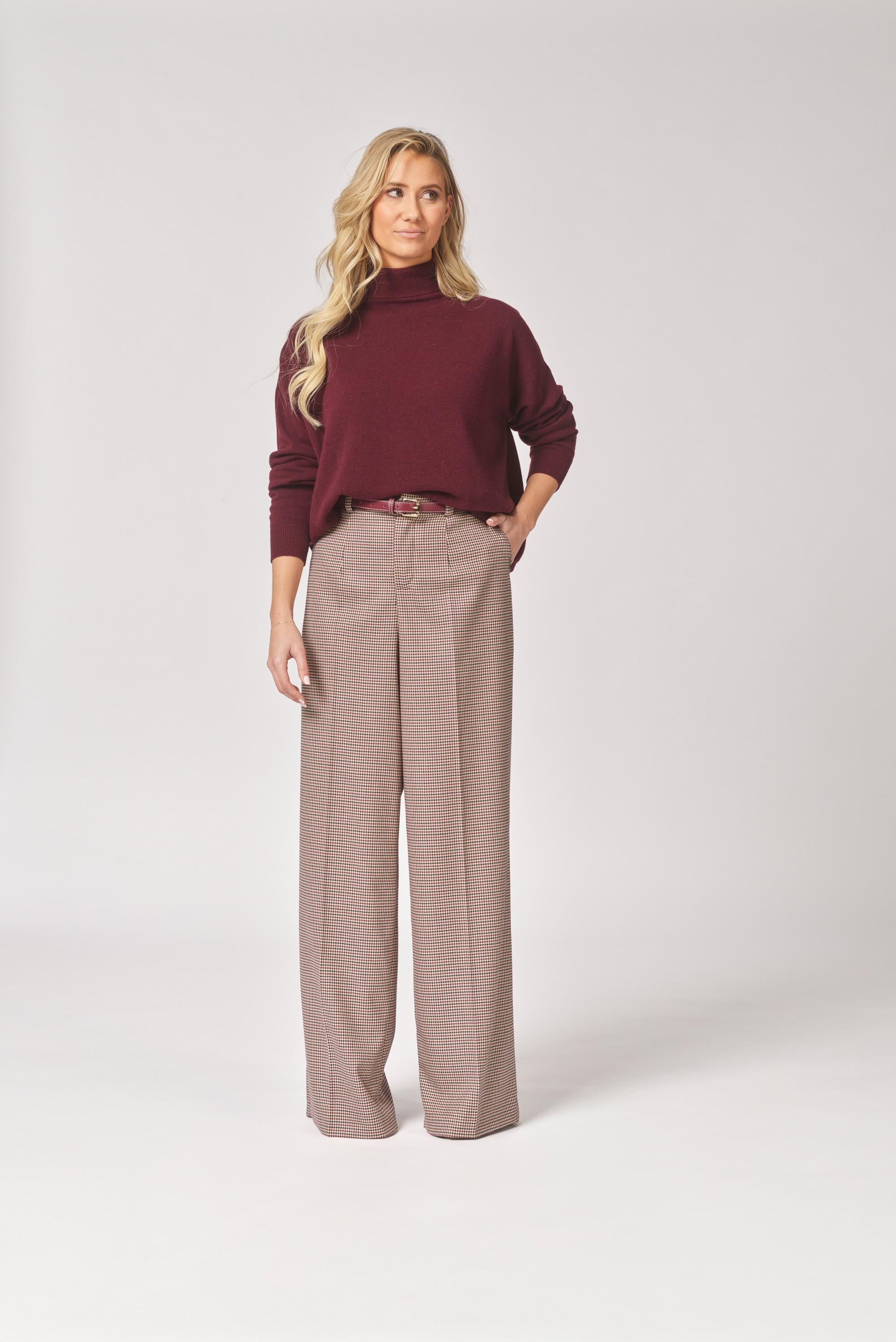 Basic rolkraag - Burgundy
